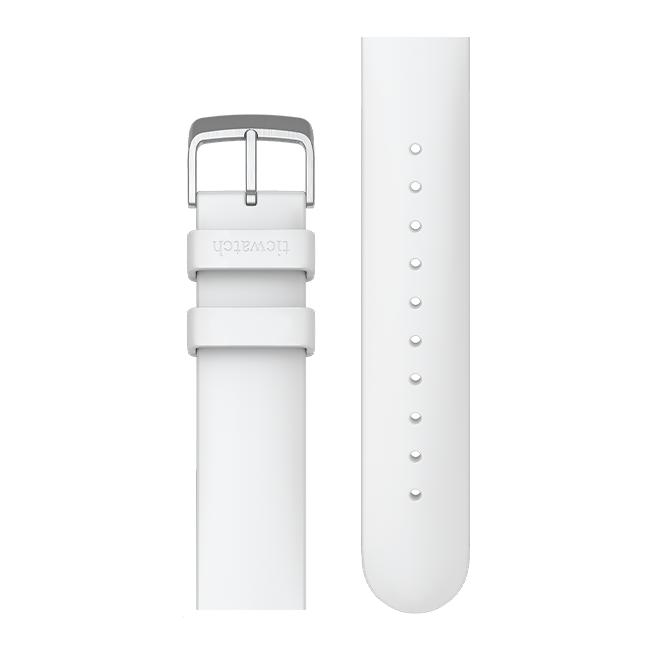 Lamshaw Compatible con correas de reloj inteligente Ticwatch Pro 5, 0.945  in, transpirable, silicona suave, magnética, mariposa, Clousure Sport