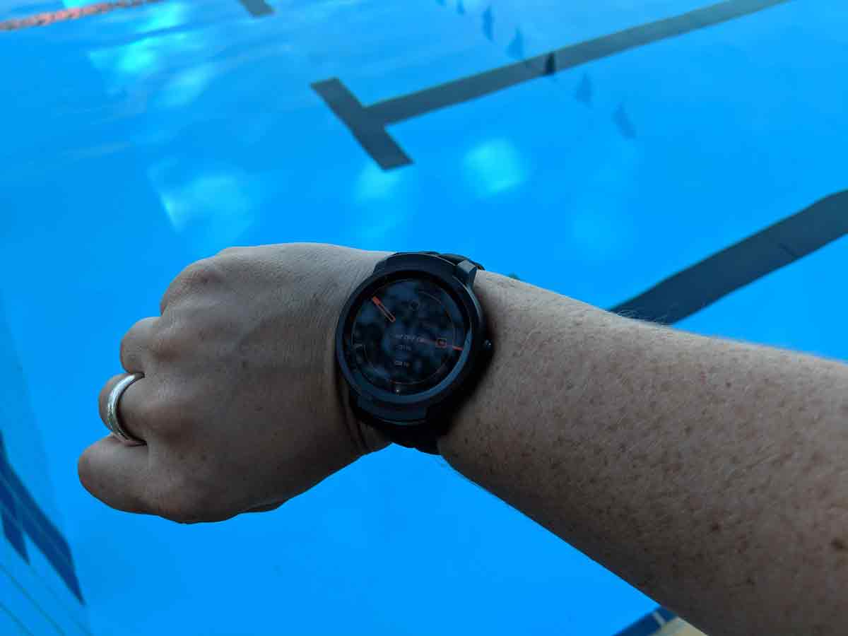 ticwatch e2 swimming