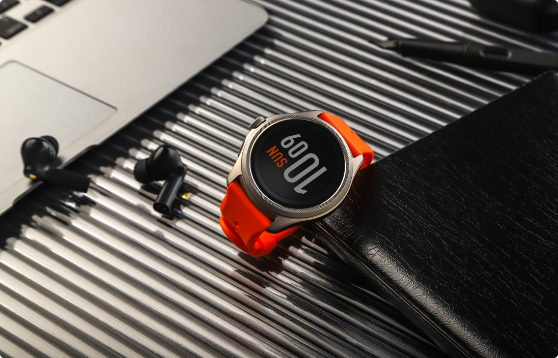 TicWatch Pro 5 Wear OS Smartwatch Built 100+ Sports Modes 5ATM  Water-resistance Compass NFC