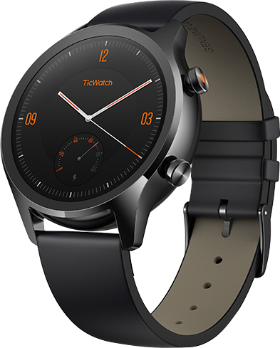Mobvoi TicWatch C2, Wear OS by Google Classic smartwatch, IP68 Sweat and  Waterproof, Google Pay, Compatible with iPhone and Android (Platinum) :  : Electronics