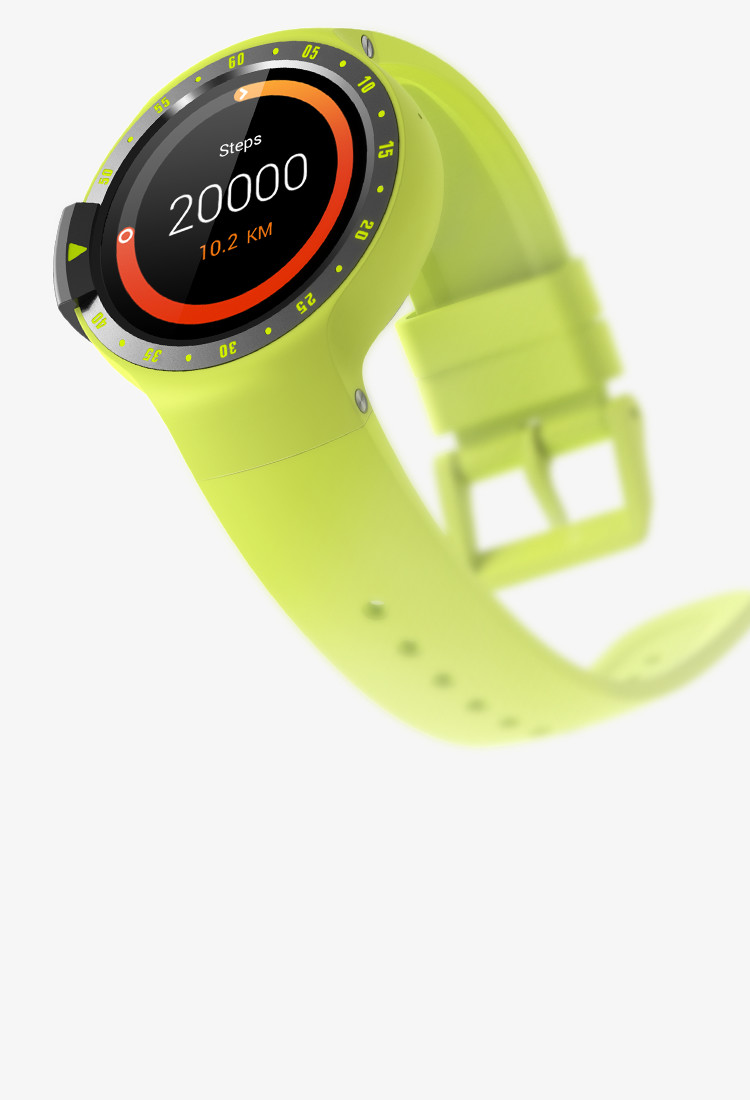 ticwatch e step counter