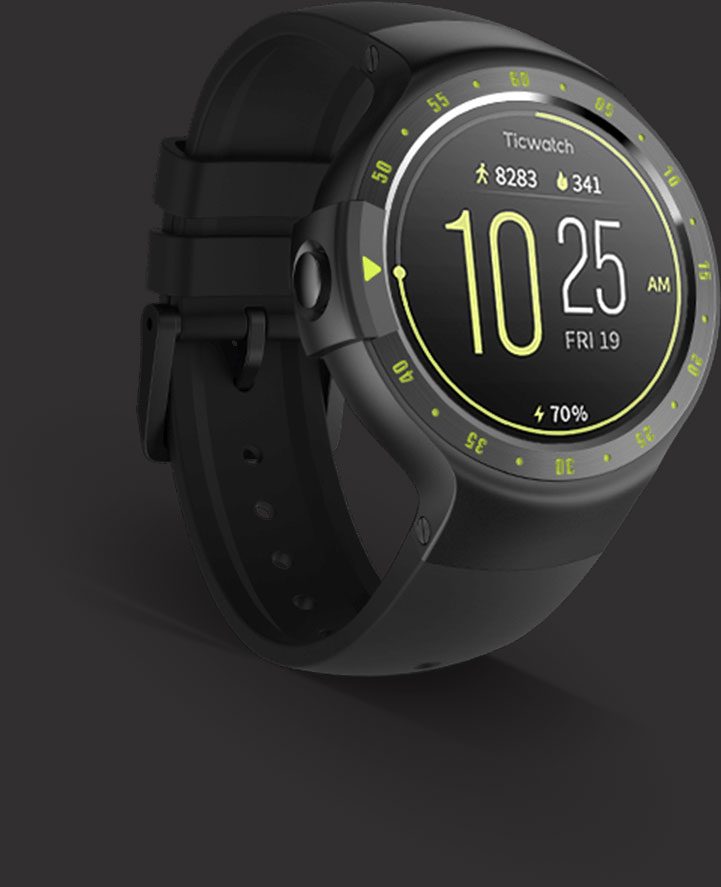 mobvoi ticwatch sport glacier smartwatch